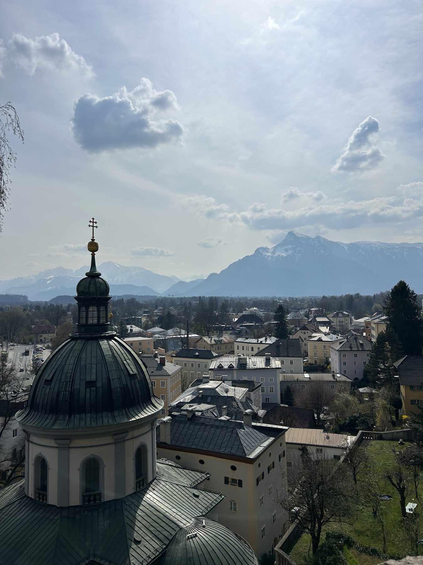 View over Salzburg from Nonnberg Abbey